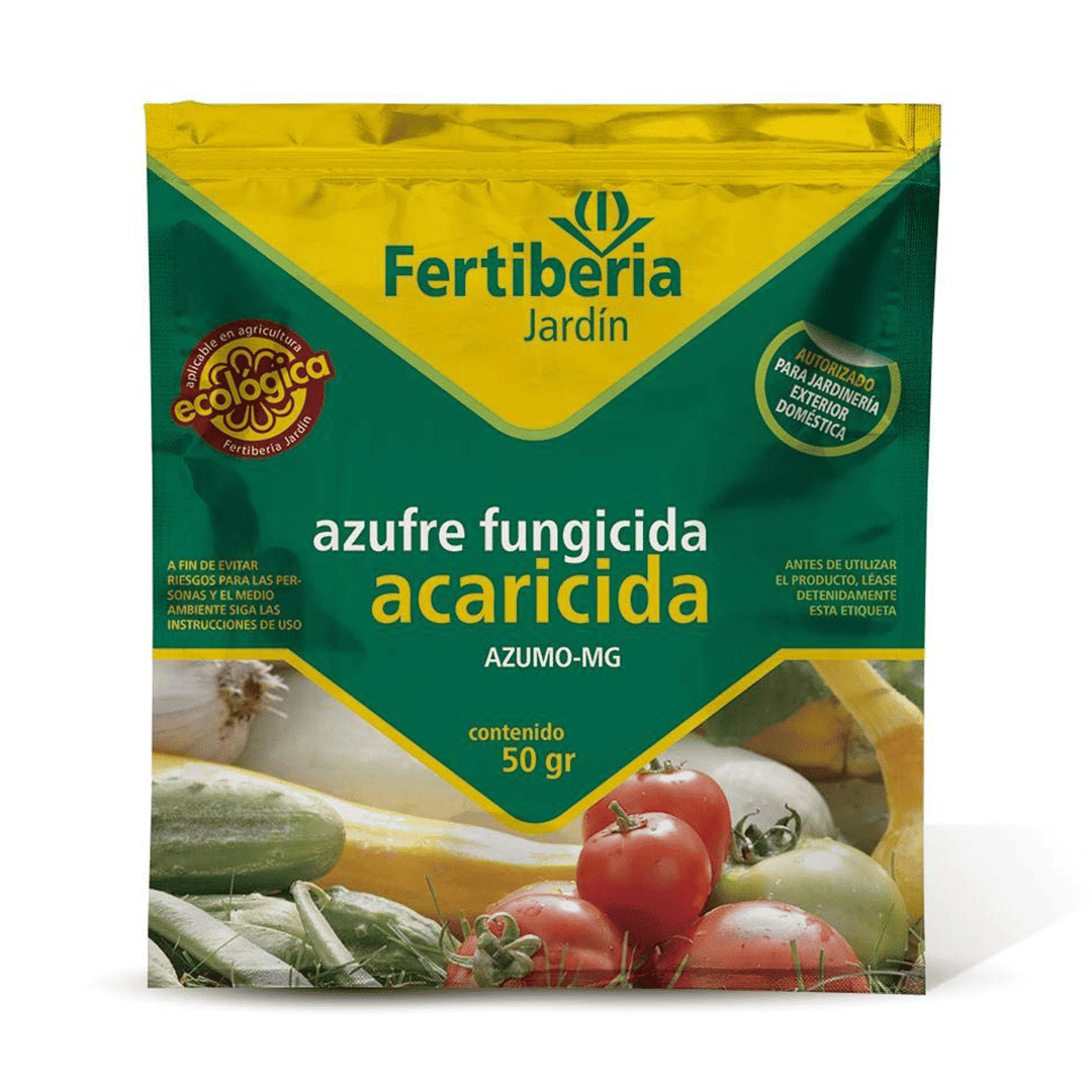 FUNGICIDA ACARICIDA AZUFRE 50gr - FERTIBERIA